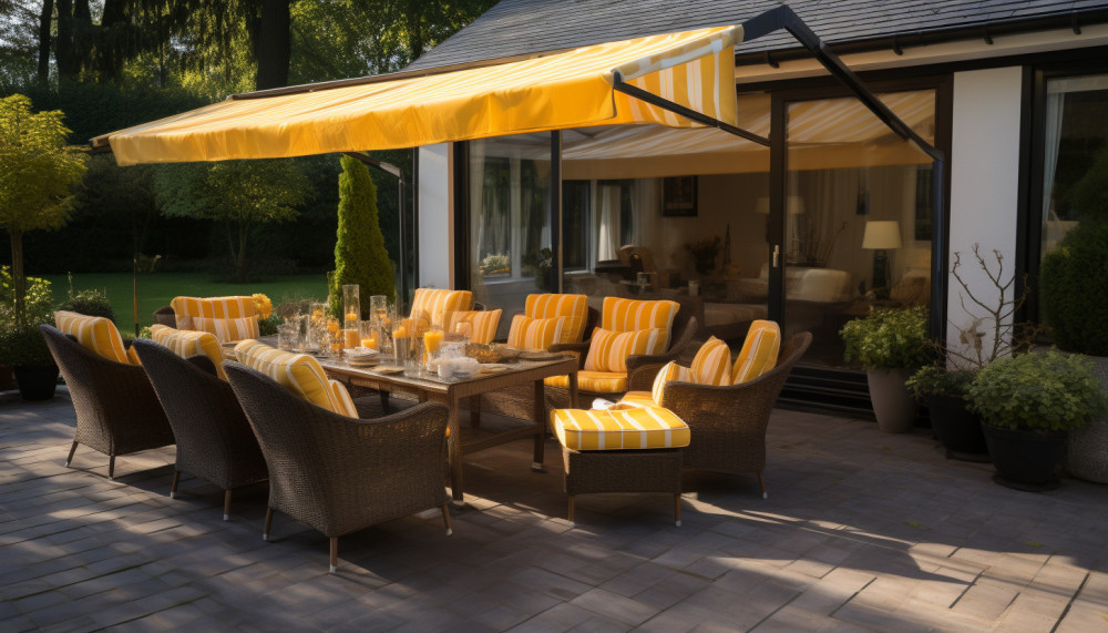 Autre - Quelques raisons de choisir le store banne double pente pour votre terrasse